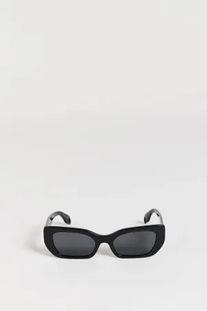 ELISA JOHNSON COOKIE IN GLOSS BLACK SUNGLASSES