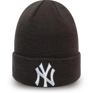 New Era Mens Beanie The League Essential Cuff Knit New York Yankees Grey